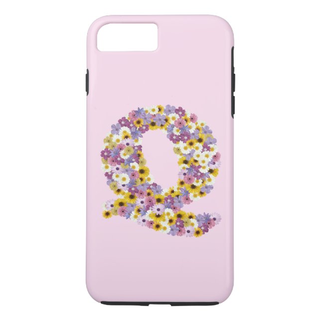 Monogram brev Q Case-Mate iPhone Skal (Baksida)