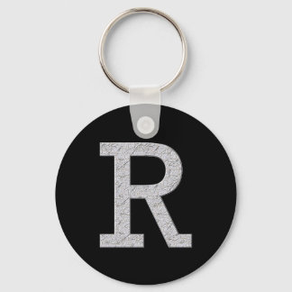 Monogram Brev R Nyckelring