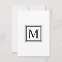 Monogram Brev Square Life Roman Tack Kort