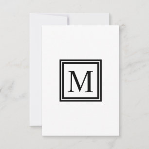 Monogram Brev Square Life Roman Tack Kort