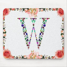 Monogram Brev W - Gemstone-design