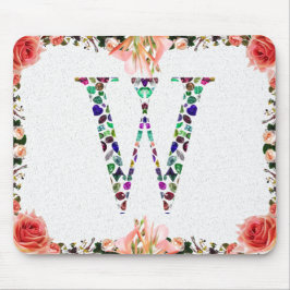 Monogram Brev W - Gemstone-design Musmatta