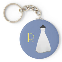 Monogram Bridesmaid Keychain