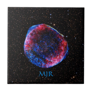 Monogram Brighest Supernova Alltid i bild Kakelplatta