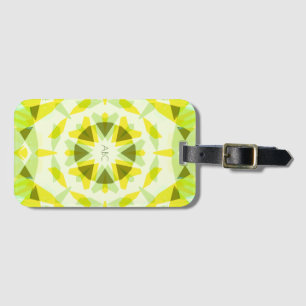 Monogram Bright Gult Grönt Magic Star Girl Bagagebricka