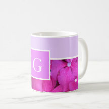 Monogram Bright Rosa Blommigt