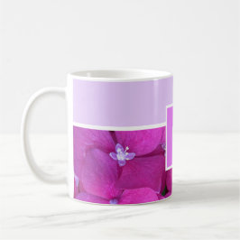 Monogram Bright Rosa Blommigt Kaffemugg