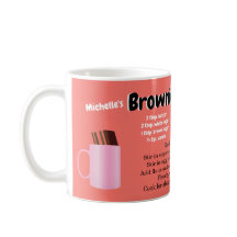Monogram Brownie Recipe Fantastisk Funny Mug