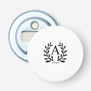 MONOGRAM BRUDGUMS PRESENT TILLÄGG ÅR DATUM NAMN GÅ FLASKÖPPNARE