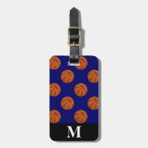 Monogram bruna basketbollar, marinblå