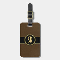 Monogram Brunt läder 2