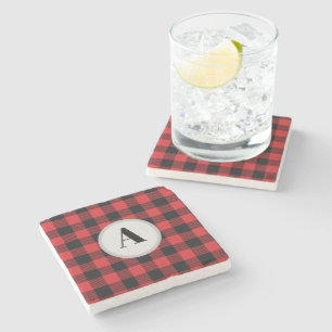 Monogram Buffalo Check Mönster Stenunderlägg