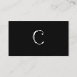 Monogram C-affärskort Visitkort