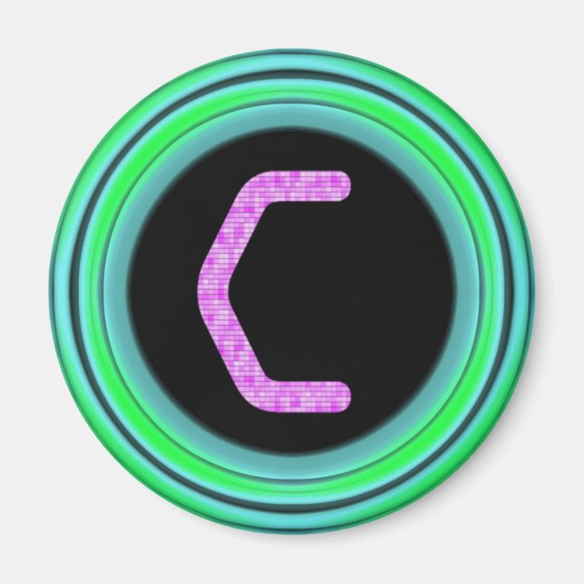 Monogram ’C’ Magnet (Framsidan)