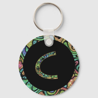 Monogram C Nyckelring