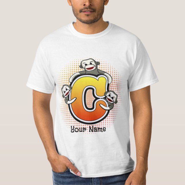 Monogram C Strumpapa T-Shirt (Framsida)