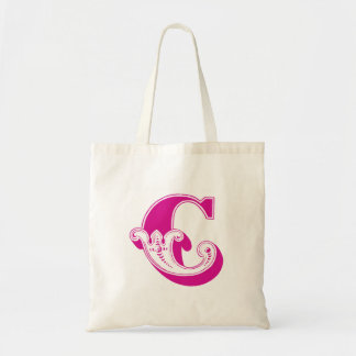 Monogram "C" Tote Bag Tygkasse