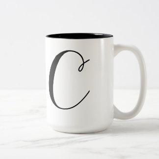 Monogram-C Två-Tonad Mugg