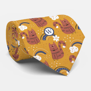 Monogram Cat Mönster Slips