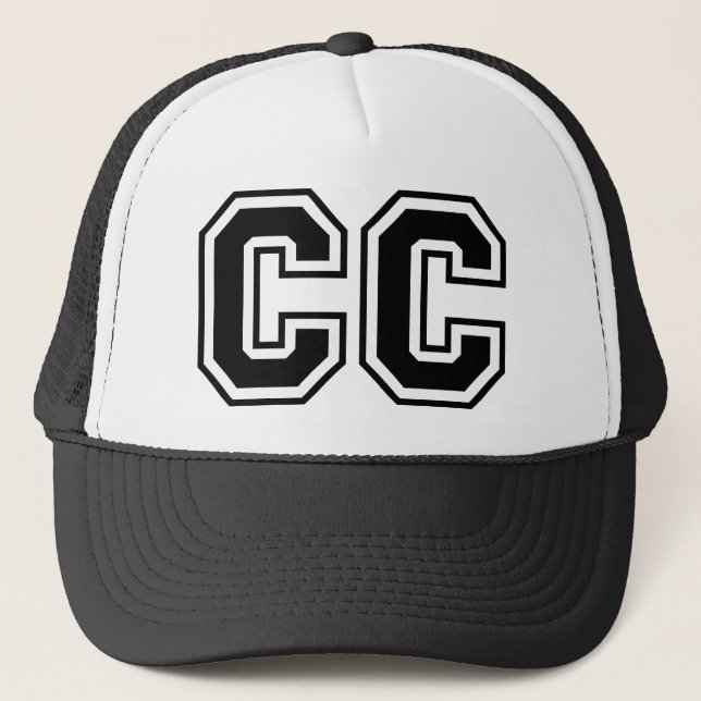 Monogram "CC" Truckerkeps (Framsida)