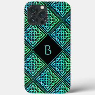 Monogram Celtic Knot iPhone 13 Pro Max Fodral