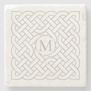 Monogram Celtic Knot Irish Stenunderlägg