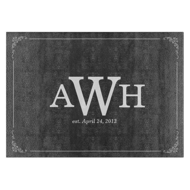 Monogram Chalkboard (Framsidan)