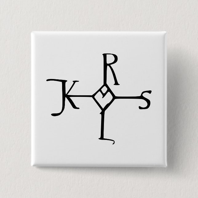 Monogram Charlemagne Knapp (Framsida)