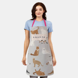 Monogram Charming Cat Mönster Cat Lovers