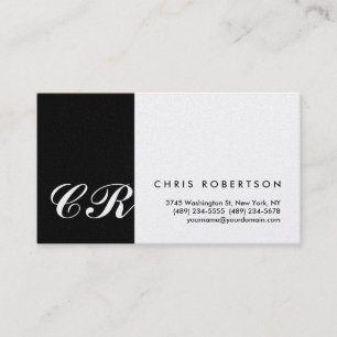 Monogram Charming Rand Affärskort Visitkort
