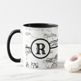Monogram Chattanooga Toile Mugg