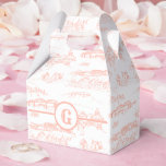 Monogram Chattanooga Toile  Presentaskar<br><div class="desc">Kärlek Chattanooga? Visa det med den här monogrammade förmånslådan med en Chattanooga-temad toile de juoy! Perfekt till Chattanooga bröllop. Titta noga på utformningen och du känner igen inslag som Walnut Street Bridge, Market Street Bridge, Tennessee Aquarium, Lookout Mountain, en ångbåt på Tennessee River, karusellen i Coolidge Park och en del...</div>