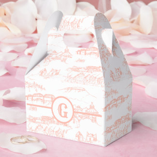 Monogram Chattanooga Toile Rosa Presentaskar