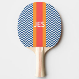 Monogram Chevron Ping Pong Paddle Pingisracket