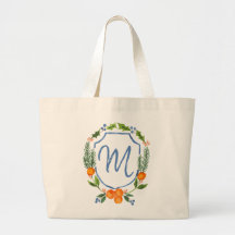 Monogram Chinoiserie Citrus Crest