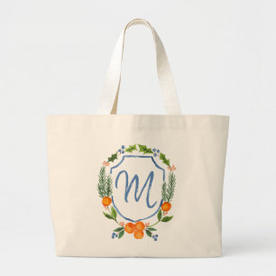 Monogram Chinoiserie Citrus-kam Jumbo Tygkasse