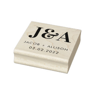Monogram chokladchokladhonungsklass eller elegant stämpel