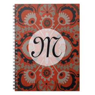 Monogram Cinnabar Suzani I Anteckningsbok