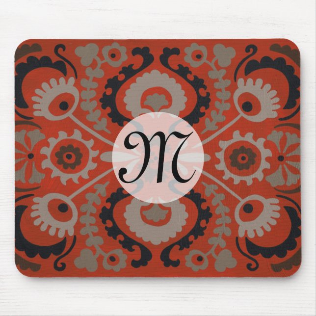 Monogram | Cinnabar Suzani I Musmatta (Framsidan)