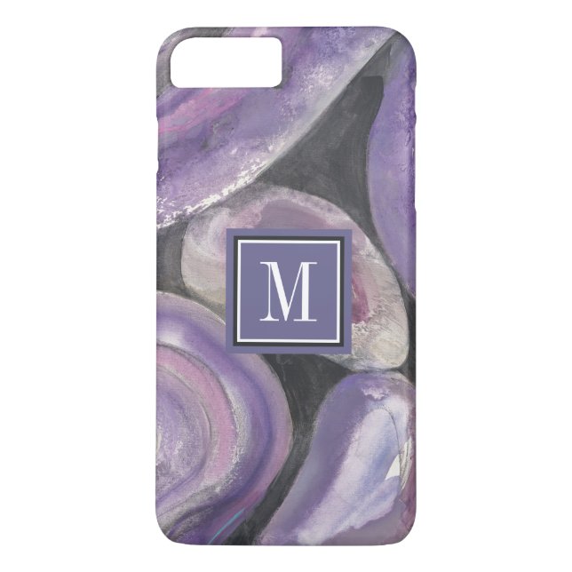 Monogram | Cirkelregn Case-Mate iPhone Skal (Baksida)