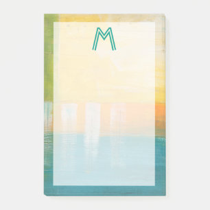 Monogram Citrus Fält I Post-it Block