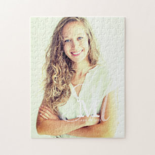 Monogram Class Year Anpassningsbar Photo Studenten Pussel