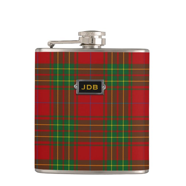 Monogram Classic Burnett Tartan-kolv Fickplunta (Framsidan)