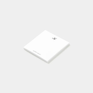 Monogram Classic-Elegant efter-it-anteckningar Post-it Block