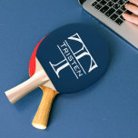 Monogram Classic-Personlig Pingisracket<br><div class="desc">Den här designen kan vara personlig i det område som tillhandahålls genom att ändra fotot och/eller text. Du kan också anpassa den genom att klicka på Anpassa den här mallen och sedan välja klicka för att anpassa ytterligare alternativ och ta bort eller ändra färg i bakgrunden, lägga till text, ändra...</div>