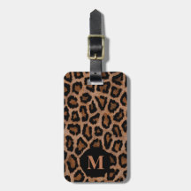 Monogram Classic Svart / Brun Leopardycklad tryck