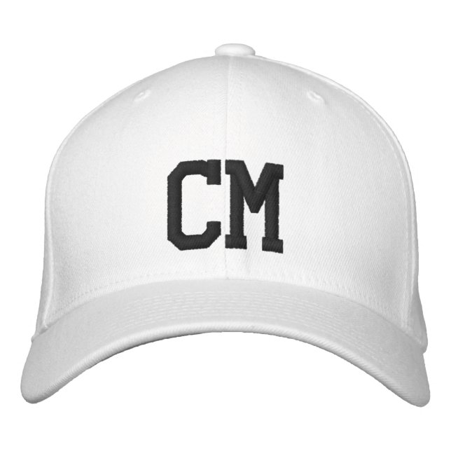MONOGRAM CM HATS BRODERAD KEPS (Framsida)