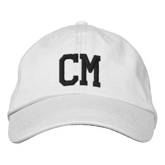 MONOGRAM CM HATS BRODERAD KEPS
