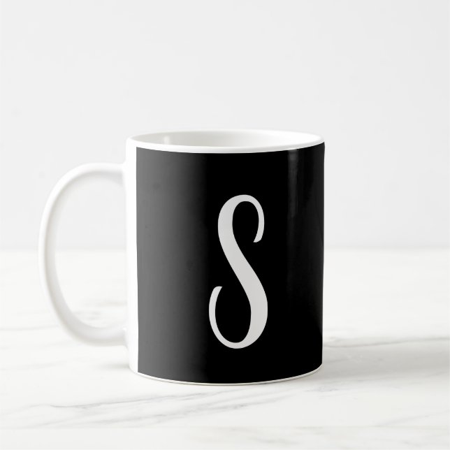 MONOGRAM COFFEE MUGG SCRIPT (Vänster)