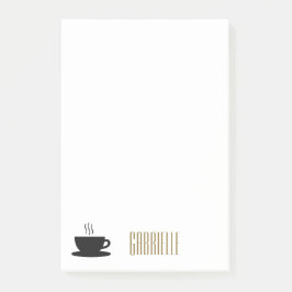 MONOGRAM COFFEE Post IT-anteckningar Post-it Block